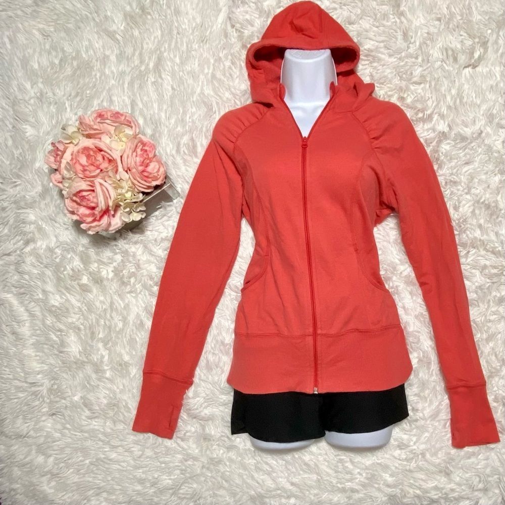 Z By Zella women’s Active Workout Sports orange Sweatshirt, size S